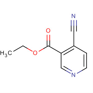 3-Pyridinecarboxylic acid, 4-cyano-, ethyl ester结构式
