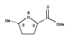 D-Proline, 5-methyl-,methyl ester, (5R)-rel-结构式