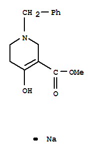 sodium methyl 1-benzyl-1,2,5,6-tetrahydro-4-oxidonicotinate结构式