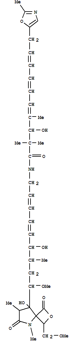 Structure of curromycin A