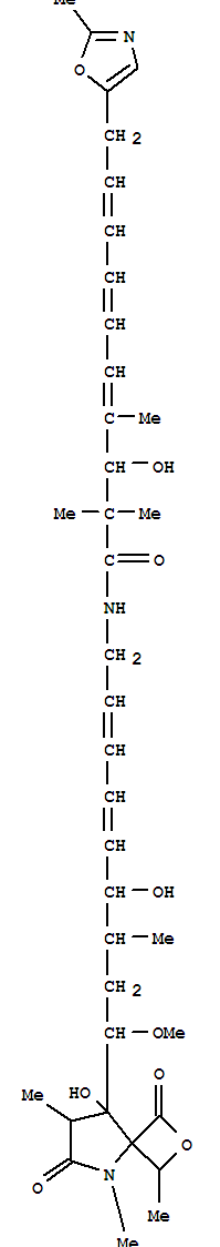 Structure of curromycin B