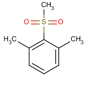 Structure of Benzene, 1,3-dimethyl-2-(methylsulfonyl)-