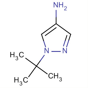 Structure of 1-tert-butyl-1H-pyrazol-4-amine
