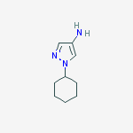 Structure of 1-cyclohexyl-1H-pyrazol-4-amine