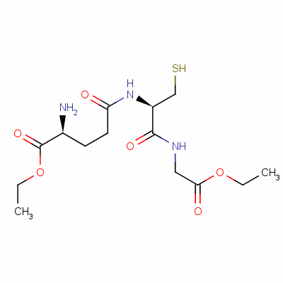 Structure of GLUTATHIONE-DIETHYL ESTER (REDUCED)