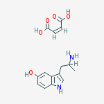 Structure of α-Methyl-5-hydroxytryptamine  maleate  salt,  (±)-3-(2-Aminopropyl)indol-5-ol  maleate  salt