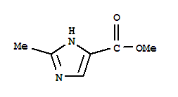 1H-Imidazole-5-carboxylicacid, 2-methyl-, methyl ester结构式