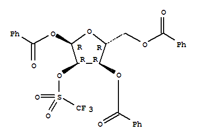 Structure of 1,3,5-Tri-O-benzoyl-2-O-(trifluoromethanesulfonyl)-a-D-ribofuranose