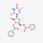 3',5'-Di-O-benzoyl Fialuridine结构式