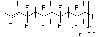 Chemical structure of Perfluoro-C8-14-alk-1-eny