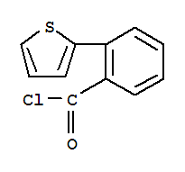 Structure of 2-(2-THIENYL)BENZOYL CHLORIDE