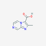 Structure of 2-Methylimidazo[1,2-a]pyrazine-3-carboxylic acid