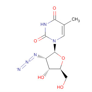 2'-叠氮-2'-脱氧-5-甲基尿苷结构式