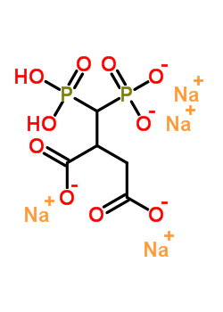 Chemical structure of (±)-(Diphosphonomethyl)butanedioic Acid Tetrasodium Salt
