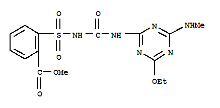 Structure of Ethametsulfuron-methyl