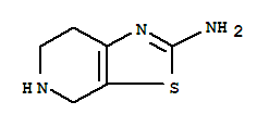 Structure of 4,5,6,7-TETRAHYDRO-THIAZOLO[5,4-C]PYRIDIN-2-YLAMINE