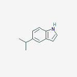 Structure of 5-propan-2-yl-1H-indole