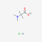 Structure of N,N,2-Trimethylalanine hydrochloride (1:1)