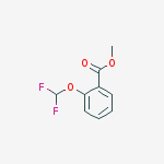 Structure of 2-DIFLUOROMETHOXY-BENZOIC ACID METHYL ESTER
