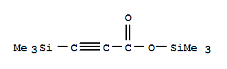Structure of TRIMETHYLSILYL(TRIMETHYLSILYL)PROPYNOATE