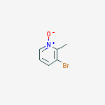 Structure of 3-BROMO-2-METHYLPYRIDINE N-OXIDE