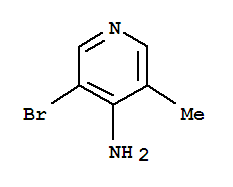 Structure of 4-AMINO-5-BROMO-3-METHYLPYRIDINE