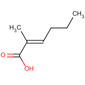 2-Hexenoic acid, 2-methyl-, (2E)-结构式