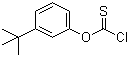 3-叔丁基苯基氯硫甲酸酯结构式