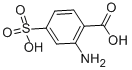 2-氨基-4-磺酸基苯甲酸结构式