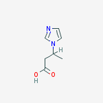 3-imidazol-1-ylbutanoic Acid结构式