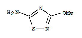 Structure of 5-AMINO-3-METHOXY-1,2,4-THIADIAZOLE