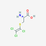 S-(1,2,3-trichlorovinyl)cysteine结构式