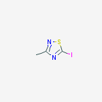 Structure of 5-iodo-3-methyl-1,2,4-thiadiazole