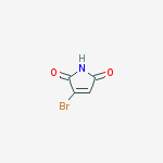 1H-Pyrrole-2,5-dione, 3-bromo-结构式