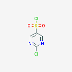 2-CHLORO-PYRIMIDINE-5-SULFONYL CHLORIDE结构式