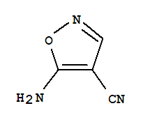 Structure of 5-amino-4-Isoxazolecarbonitrile