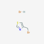 Structure of 4-(BroMoMethyl)thiazole hydrobroMide