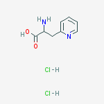 Structure of 2-amino-3-pyridin-2-ylpropanoic acid,dihydrochloride