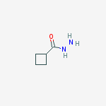 Structure of cyclobutanecarbohydrazide