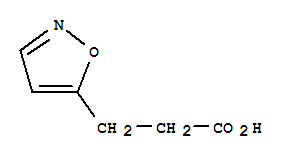 Structure of 5-ISOXAZOLEPROPANOIC ACID