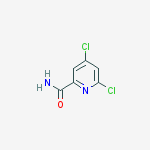 4,6-Dichloro-2-Pyridinecarboxamide结构式