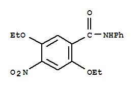 Structure of 2,5-diethoxy-4-nitro-N-benzamide