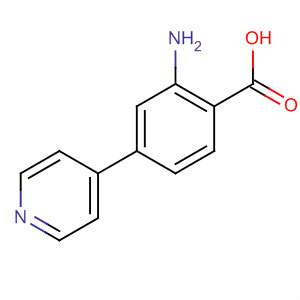 Structure of Benzoic acid, 2-amino-4-(4-pyridinyl)-