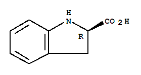 (R)-吲哚啉-2-羧酸结构式