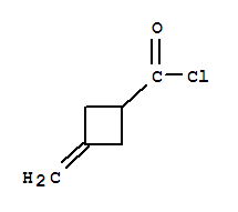 Structure of 3-METHYLENECYCLOBUTANECARBONYL CHLORIDE