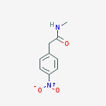 Structure of N-methyl-2-(4-nitrophenyl)acetamide