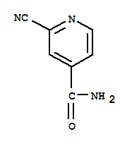 Structure of 2-Cyano-4-pyridinecarboxamide