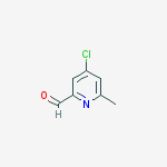 Structure of 4-chloro-6-Methylpicolinaldehyde