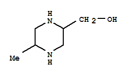 Structure of (5-Methyl-2-piperazinyl)methanol