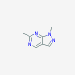 1,6-Dimethyl-1H-pyrazolo[3,4-d]pyrimidine结构式